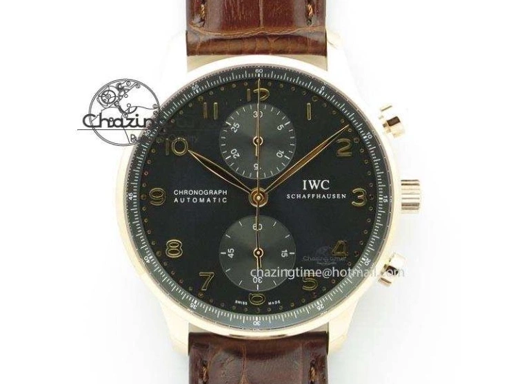 MIROTIME 0818 Effortless Portuguese Fa Jones IW544201 RG GSF 1:1 Best Edition White Dial On Leather Strap 7228
